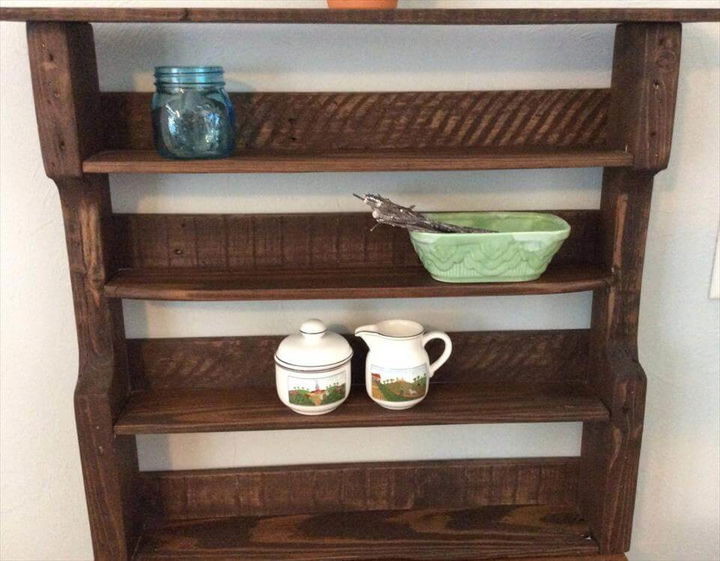 Wood Pallet Decorative Wall Shelf / Spice Rack - Pallets Pro