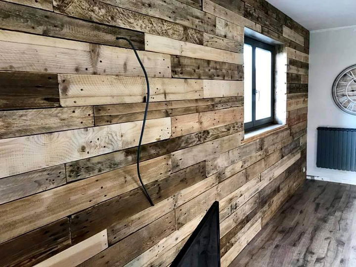 DIY Pallet Wall Paneling / Wall cladding - Pallets Pro