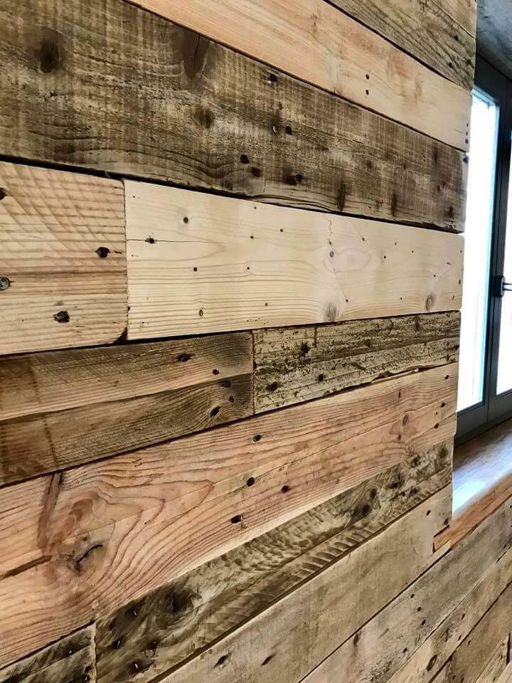 DIY Pallet Wall Paneling / Wall cladding - Pallets Pro