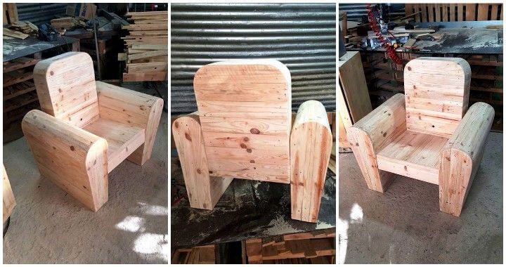 Upcycled Pallet Chair For Kids Upcycled Pallet Chair For Kids