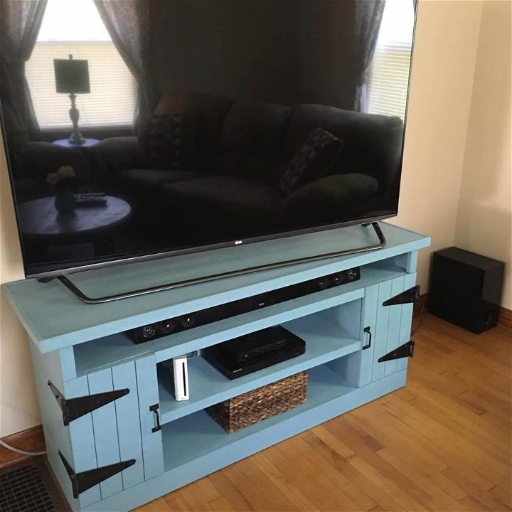 wood pallet tv stand or entertainment center - pallets pro
