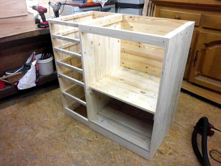 Pallet Chest of Drawers with Side Tutorial Pallets Pro