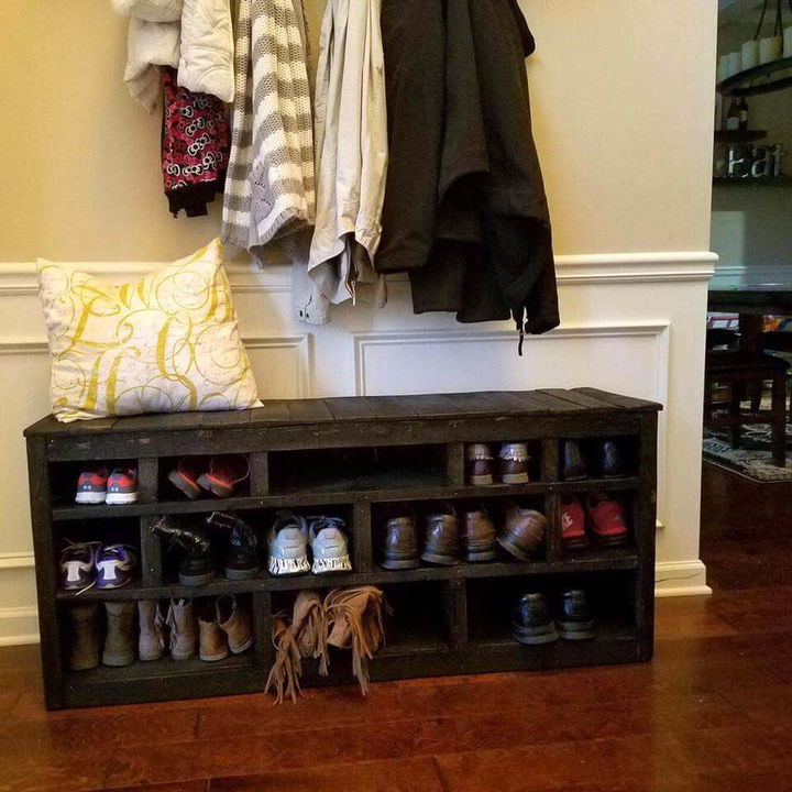 DIY Wooden Pallet Shoe Rack Pallets Pro